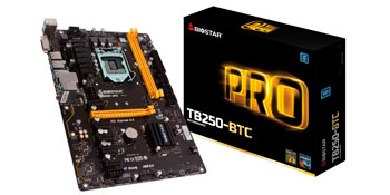 6 GPU – Biostar Motherboard TB250-BTC