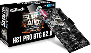 6 GPU – ASRock H81 PRO BTC R2.0 LGA 1150